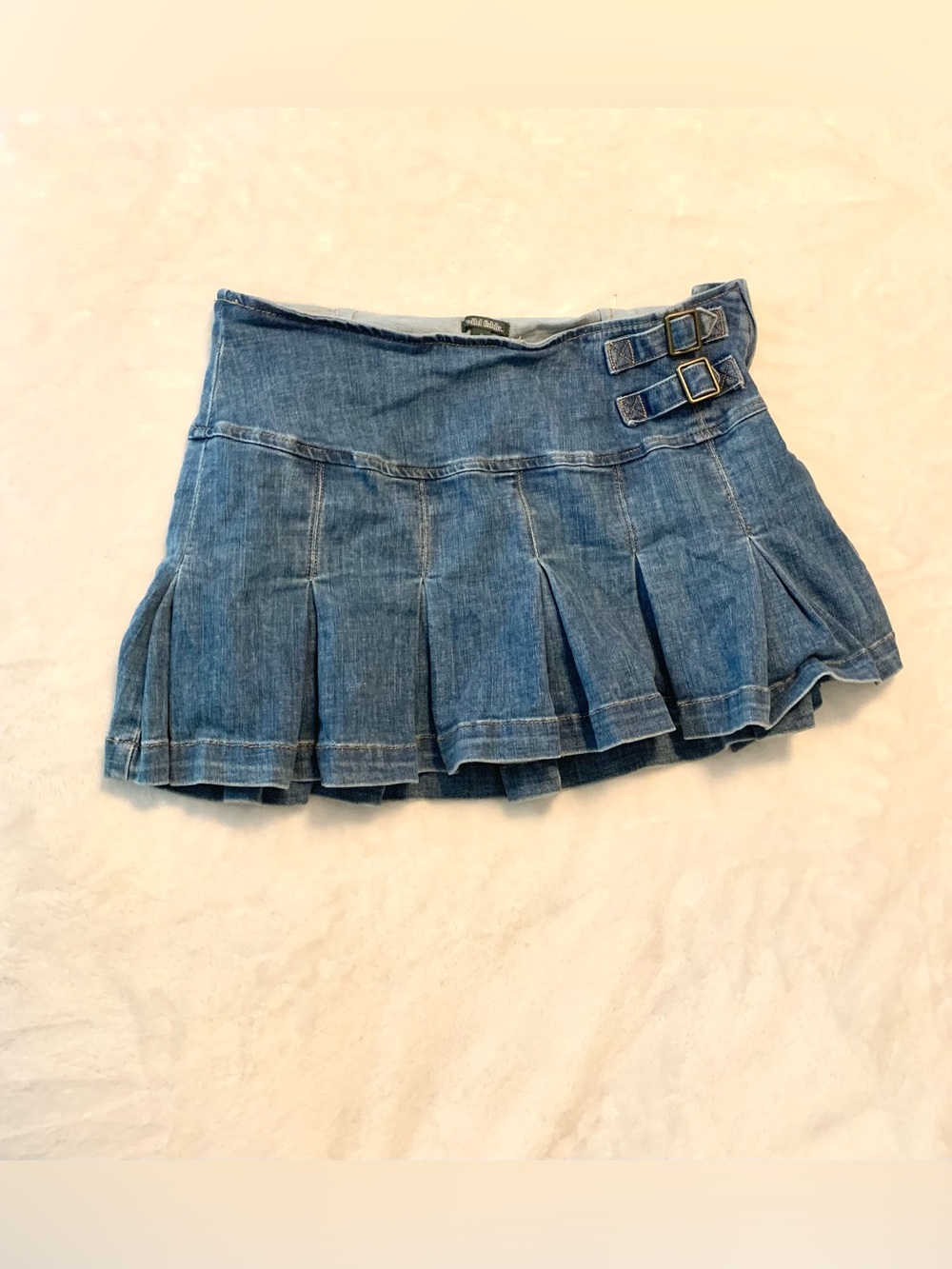 Wild Fable Pleated Denim Mini Skort Y2K Vibes